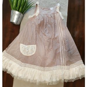 Mauve Dusty Rose "Chasing Fireflies" Girls Dress 7